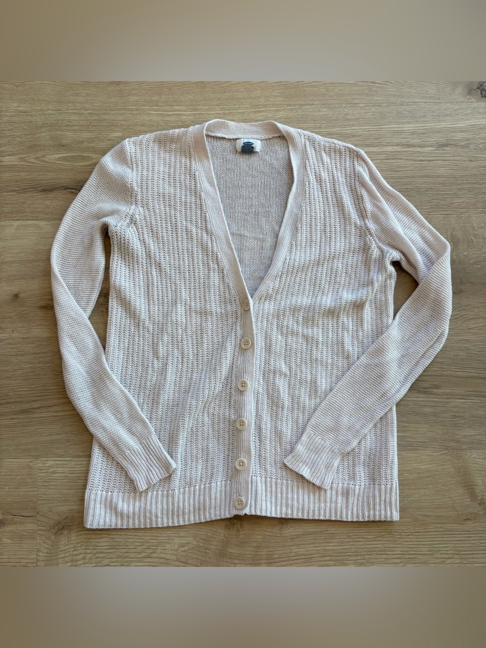 Old Navy ivory Button-Up Women's Knit Cardigan
